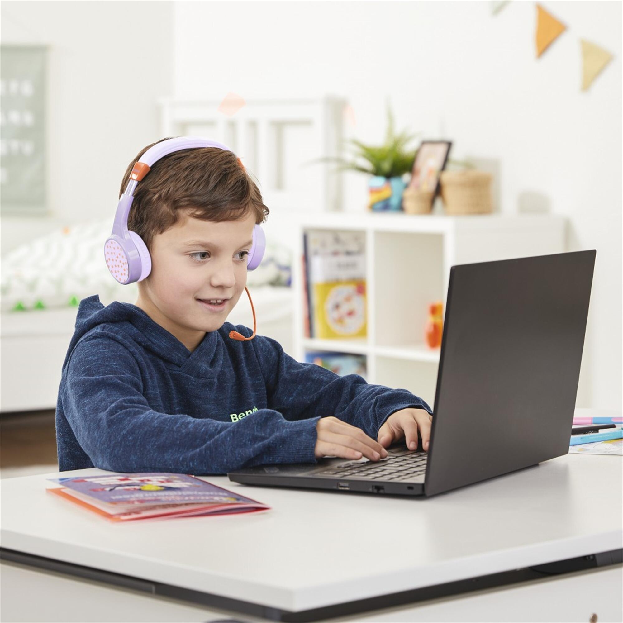 HAMA Bluetooth-Kinderkopfhörer Teens Guard II, Lila 4/7