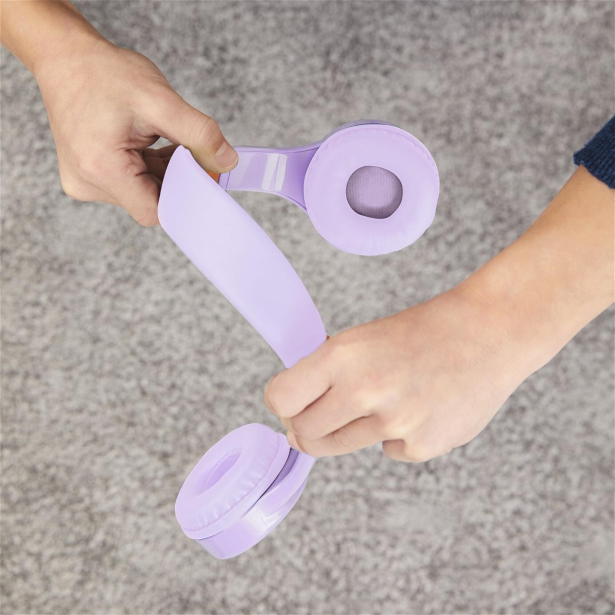 HAMA Bluetooth-Kinderkopfhörer Teens Guard II, Lila 7/7