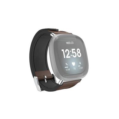HAMA Armband für Fitbit Versa 3/Sense. in Braun