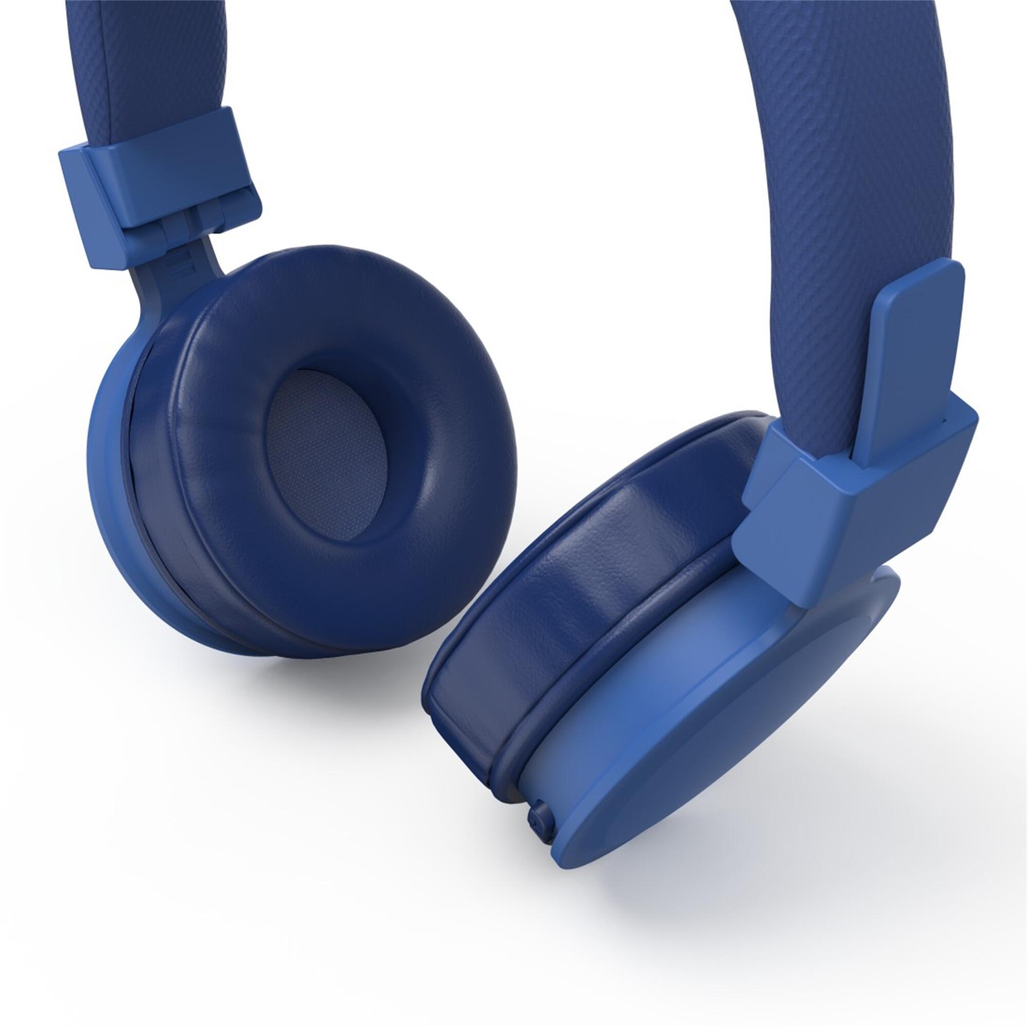 HAMA Freedom Lit II Bluetooth-Kopfhörer, faltbar, Blau 6/7