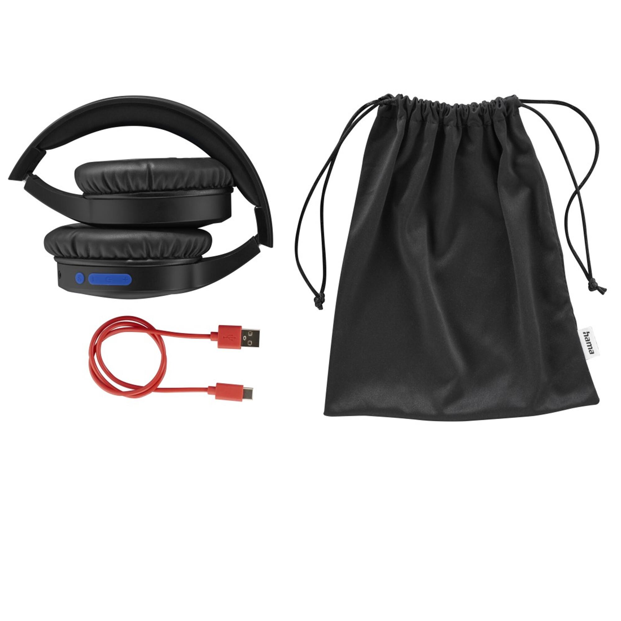 HAMA Spirit Focused Bluetooth Over‑Ear-Kopfhörer Schwarz 5/7