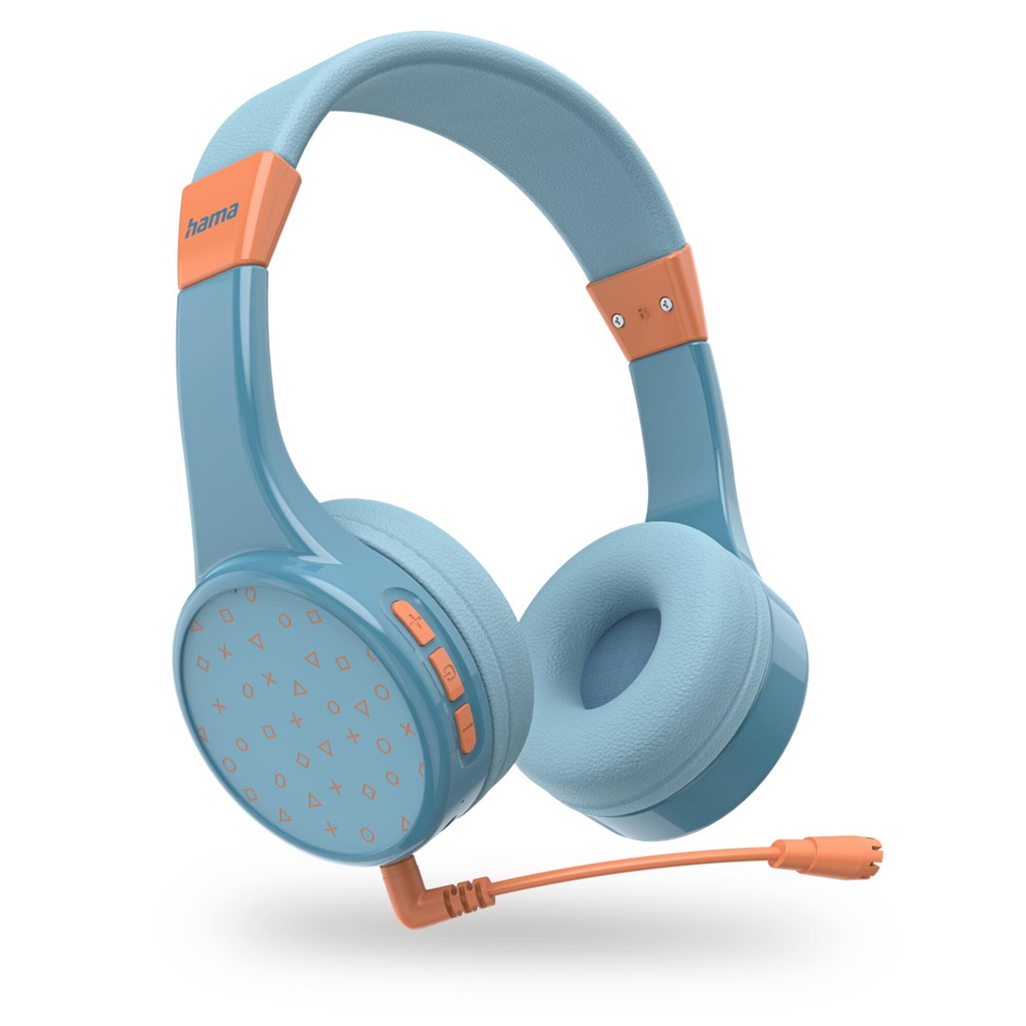 HAMA Teens Guard II Bluetooth-Kinderkopfhörer, Blau 2/7