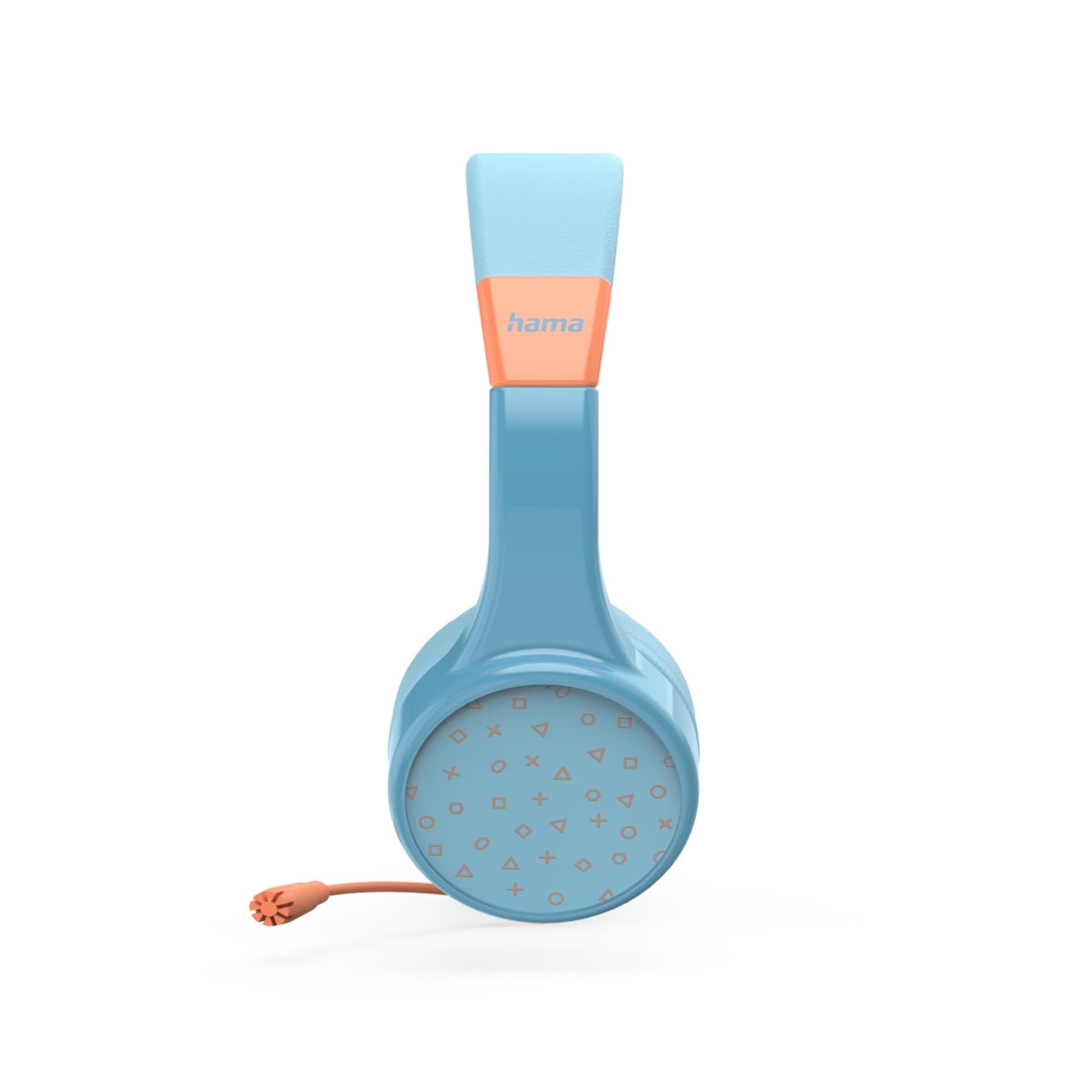HAMA Teens Guard II Bluetooth-Kinderkopfhörer, Blau 3/7