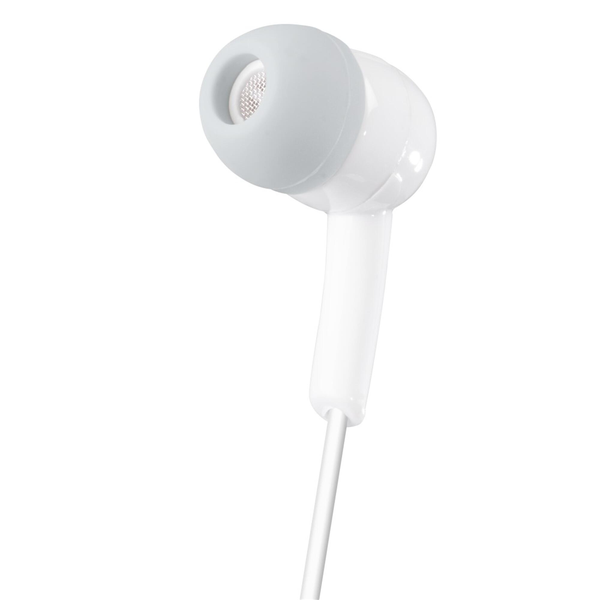 HAMA Kopfhörer Kopfhörer "Gloss", In-Ear, Weiß 2/4