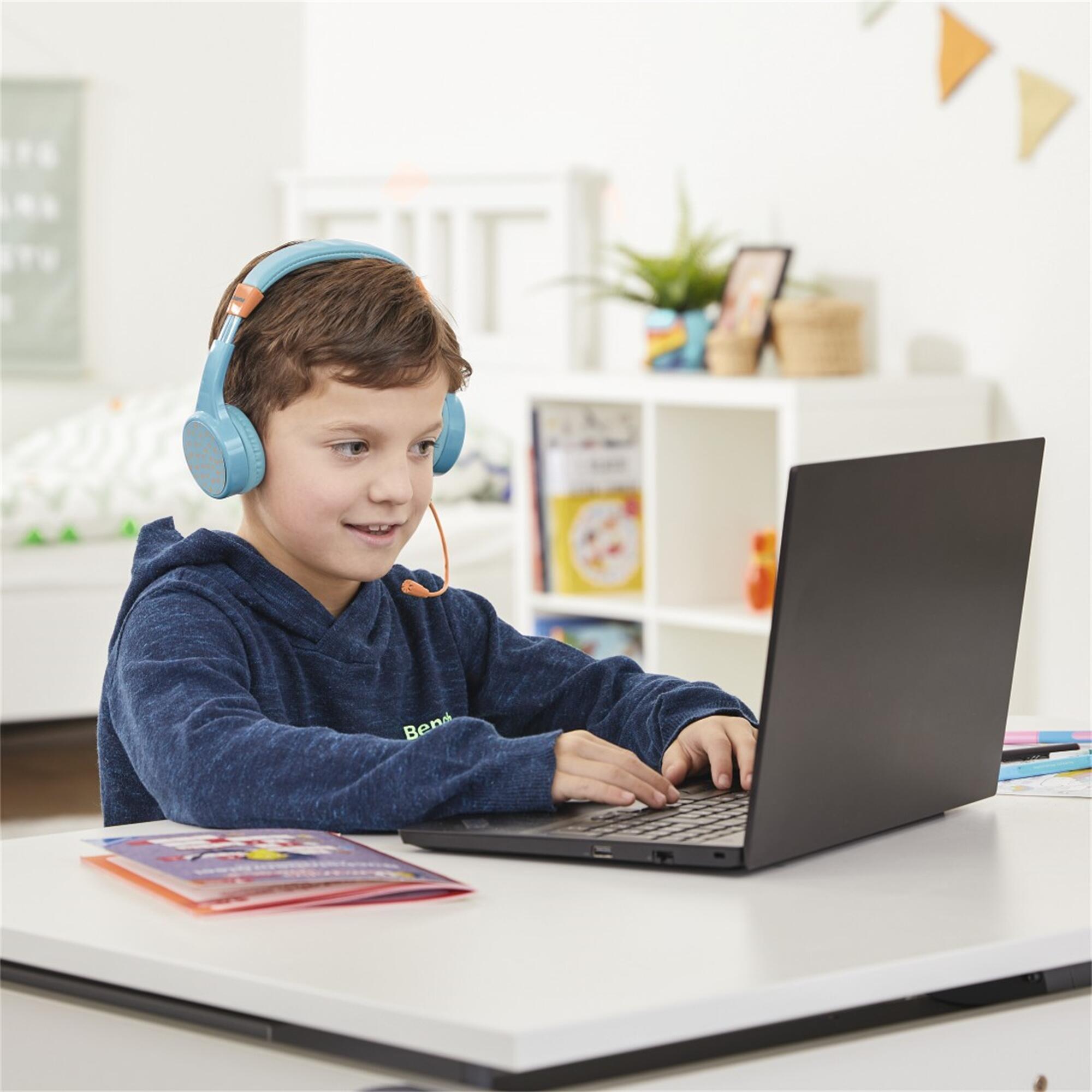 HAMA Teens Guard II Bluetooth-Kinderkopfhörer, Blau 4/7