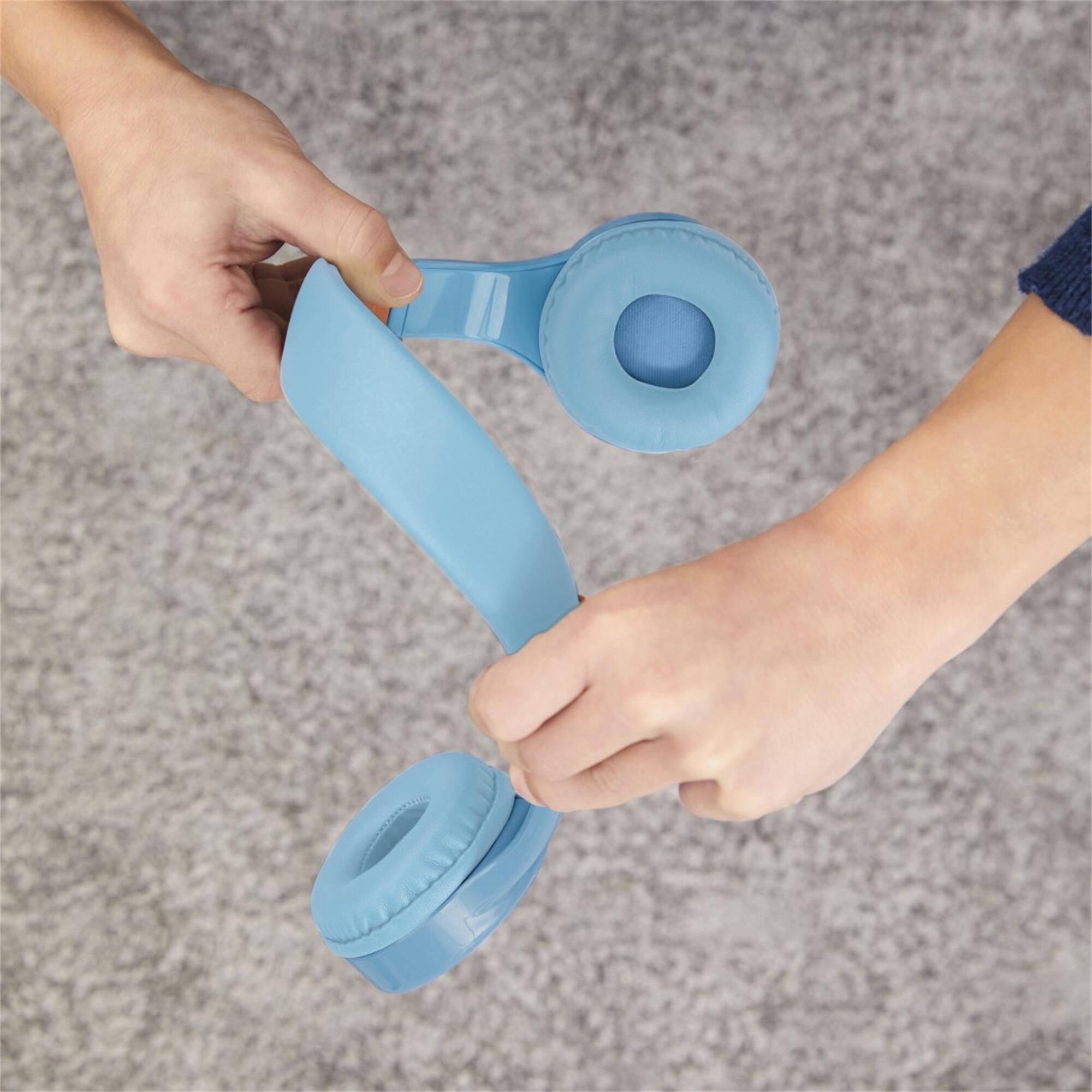 HAMA Teens Guard II Bluetooth-Kinderkopfhörer, Blau 7/7