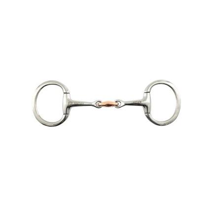 Mors olive double brisures losange en cuivre Premier Equine Eggbutt