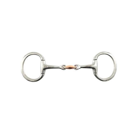 Mors olive double brisures losange en cuivre Premier Equine Eggbutt