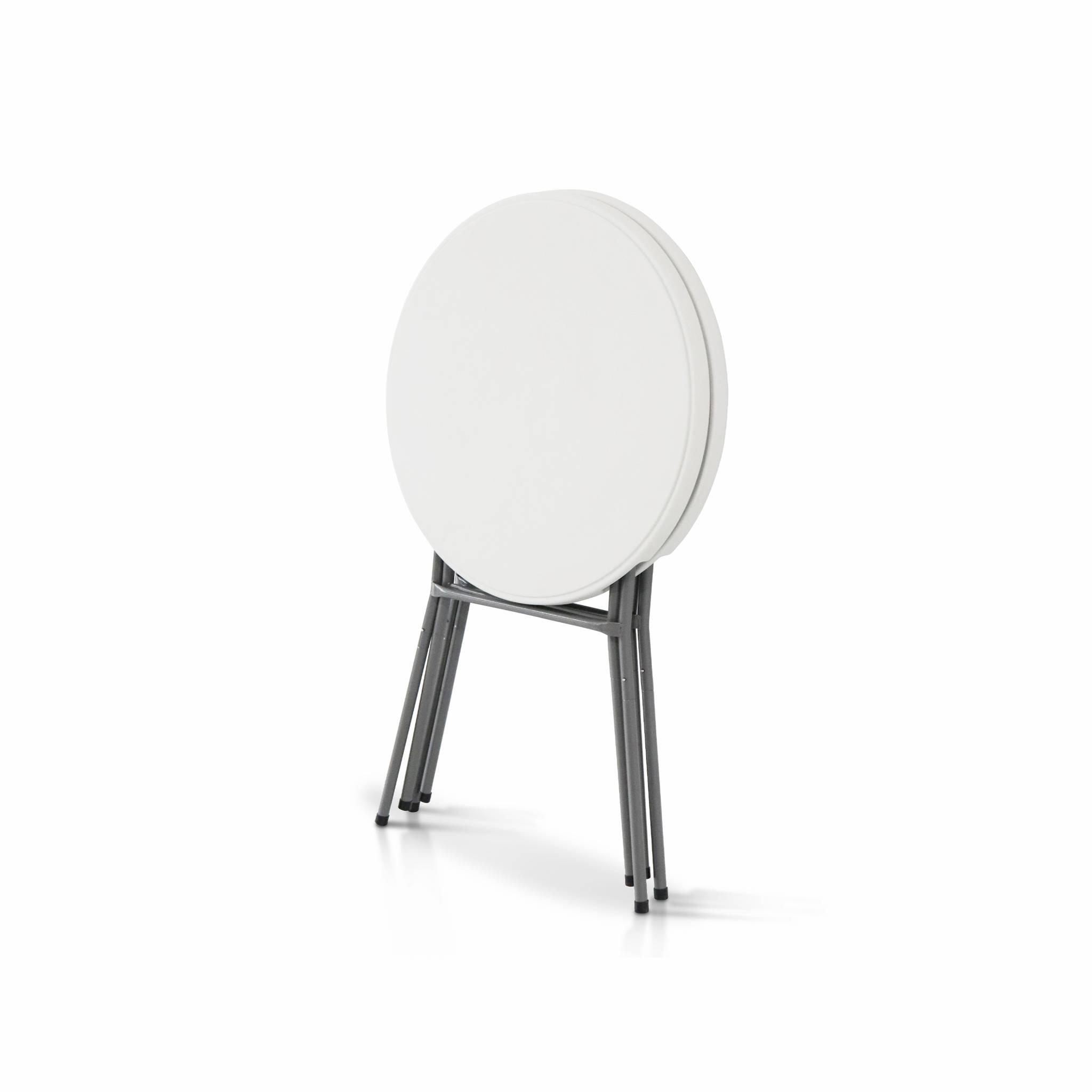 Lot de 2 tables de réception Mange debout, pliables | sweeek 6/6