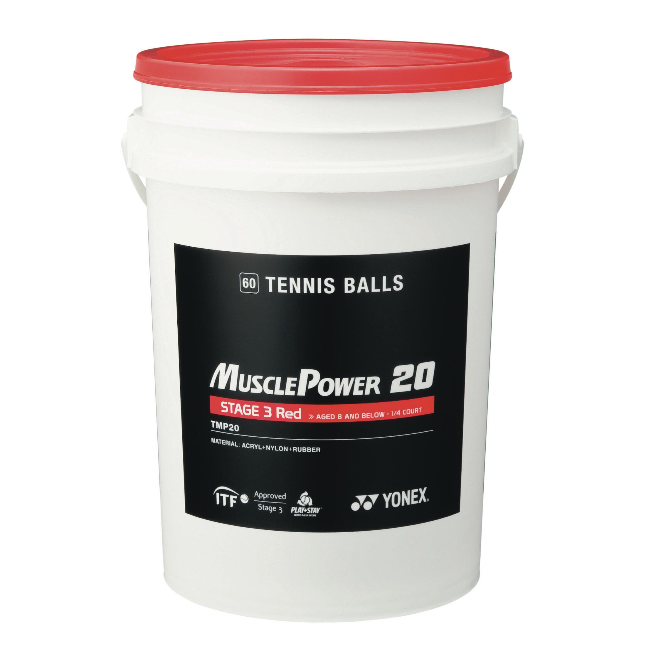 YONEX Tonnennisballen Yonex TMP-20 x60