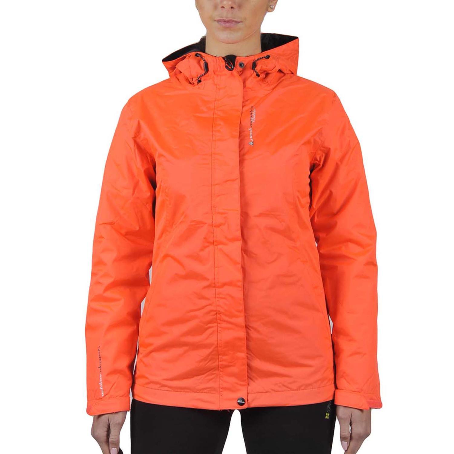Peak Mountain - Veste Imperméable Double Polaire Femme Peak Mountain Ajik - Coupe-pluie - Orange|rose|rouge - 38 S - Decathlon