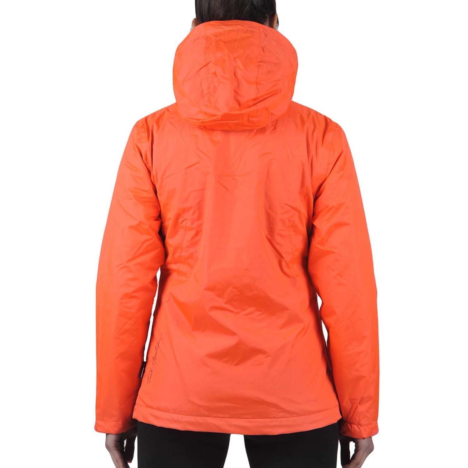 Wasserdichte Doppelfleece-Jacke Frau Peak Mountain Ajik 2/4