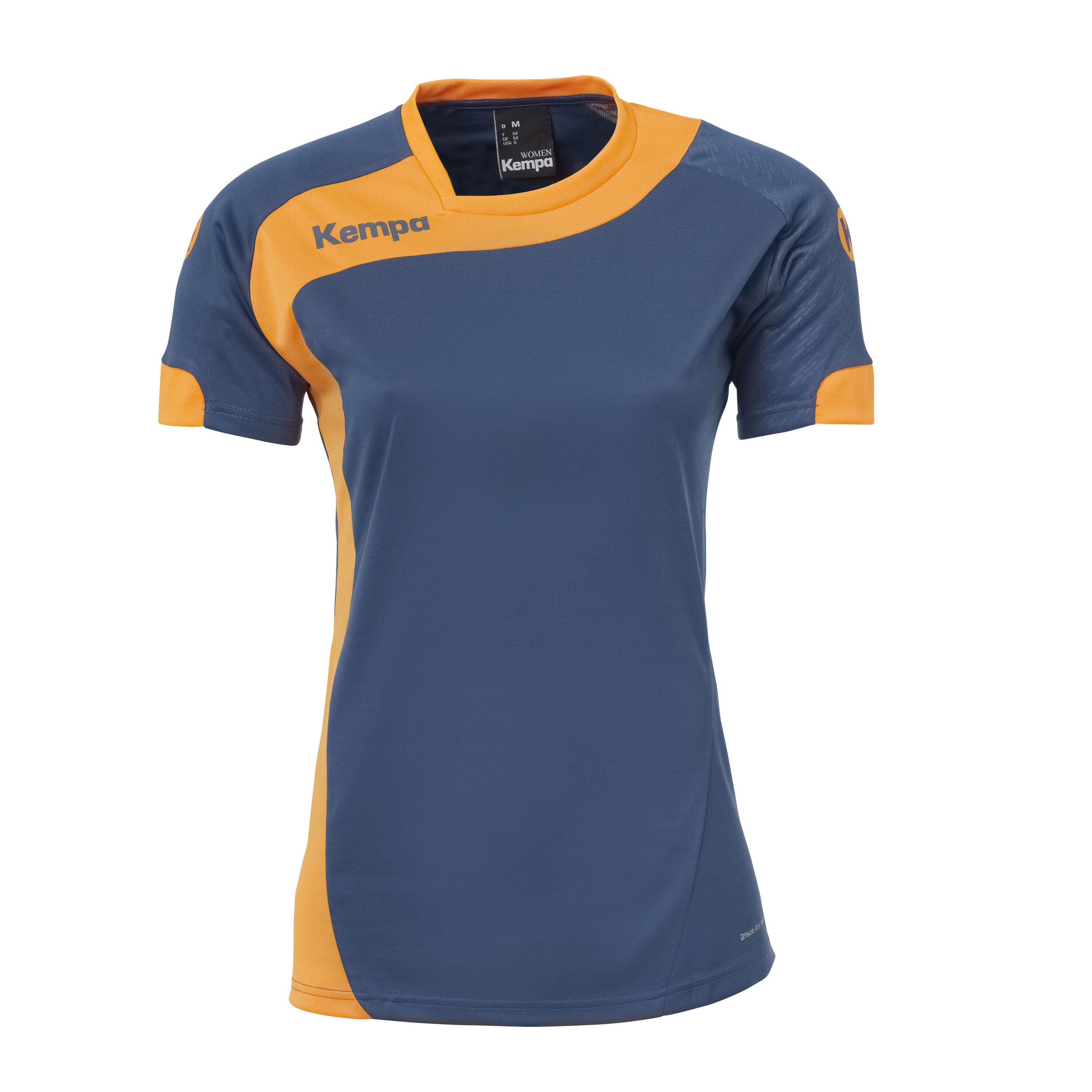 Kempa - Maillot Femme Kempa Peak - T-shirt Manches Courtes - Bleu|orange - 48 Xl - Decathlon