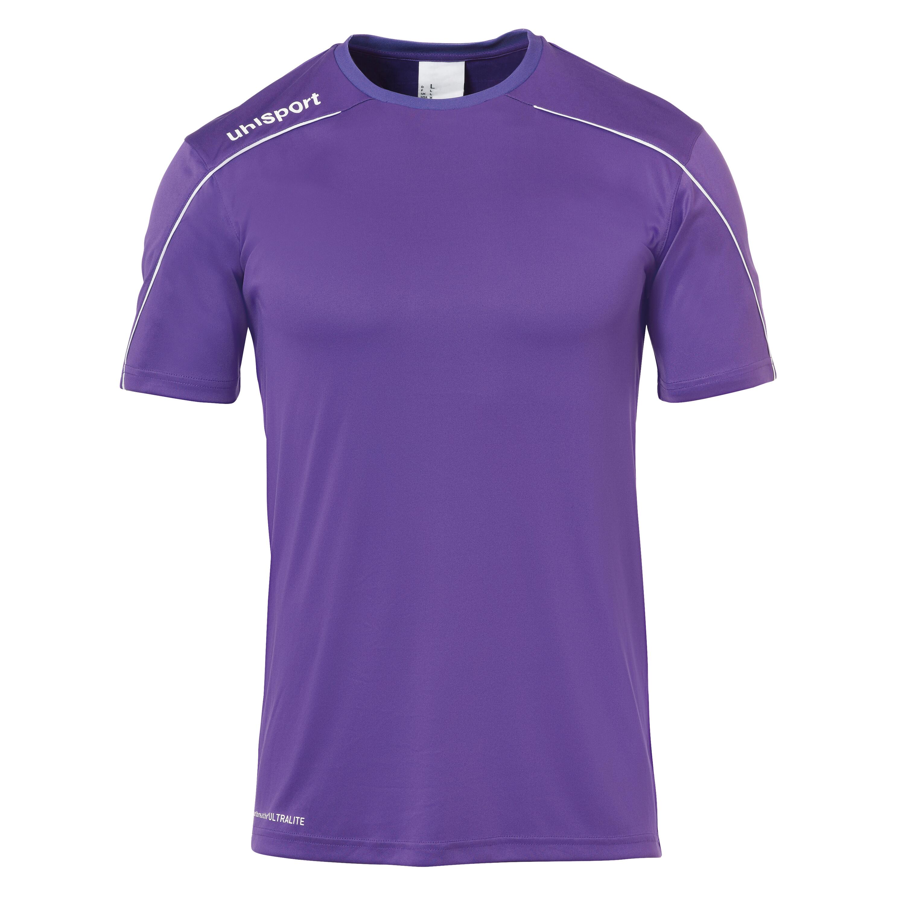 Uhlsport - T-shirt Uhlsport Stream 22 - Maillot Manches Courtes - Blanc|violet - 56 3xl - Decathlon