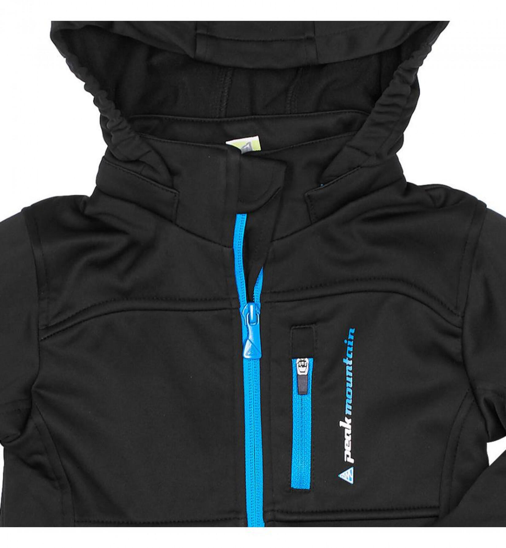 Veste softshell enfant Peak Mountain Ecanne 3/3