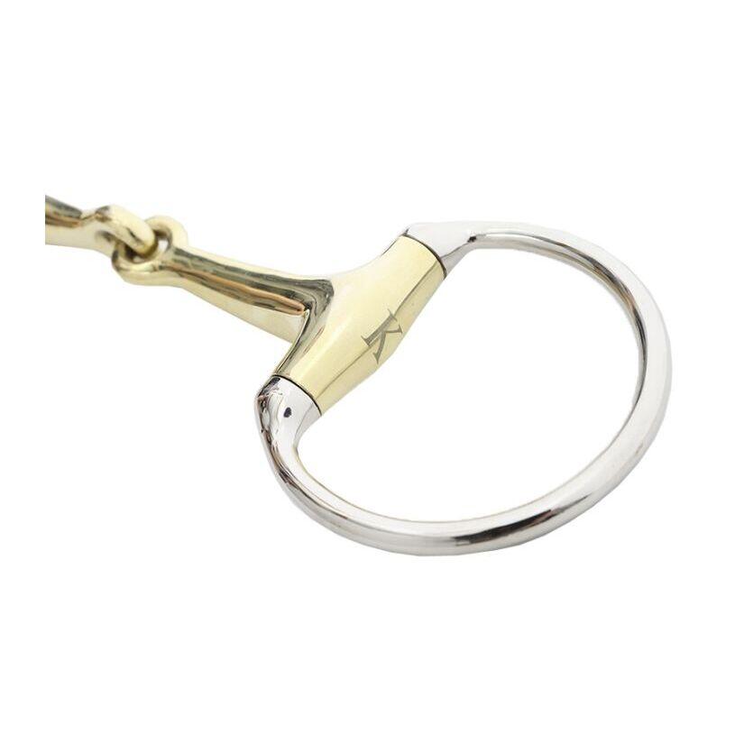 Bocado de oliva para caballos de un solo pecho Kavalkade KavalBit 12 mm 2/2