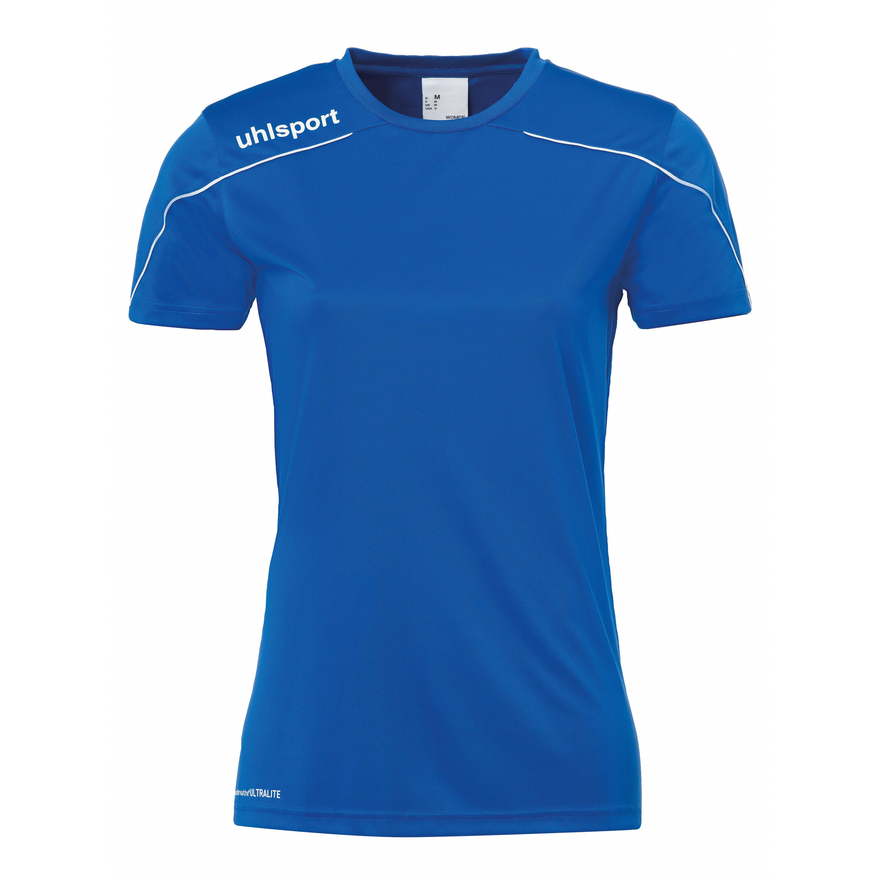 Uhlsport - T-shirt Uhlsport Femme Stream 22 - T-shirt Manches Courtes - Blanc|bleu - 48 Xl - Decathlon