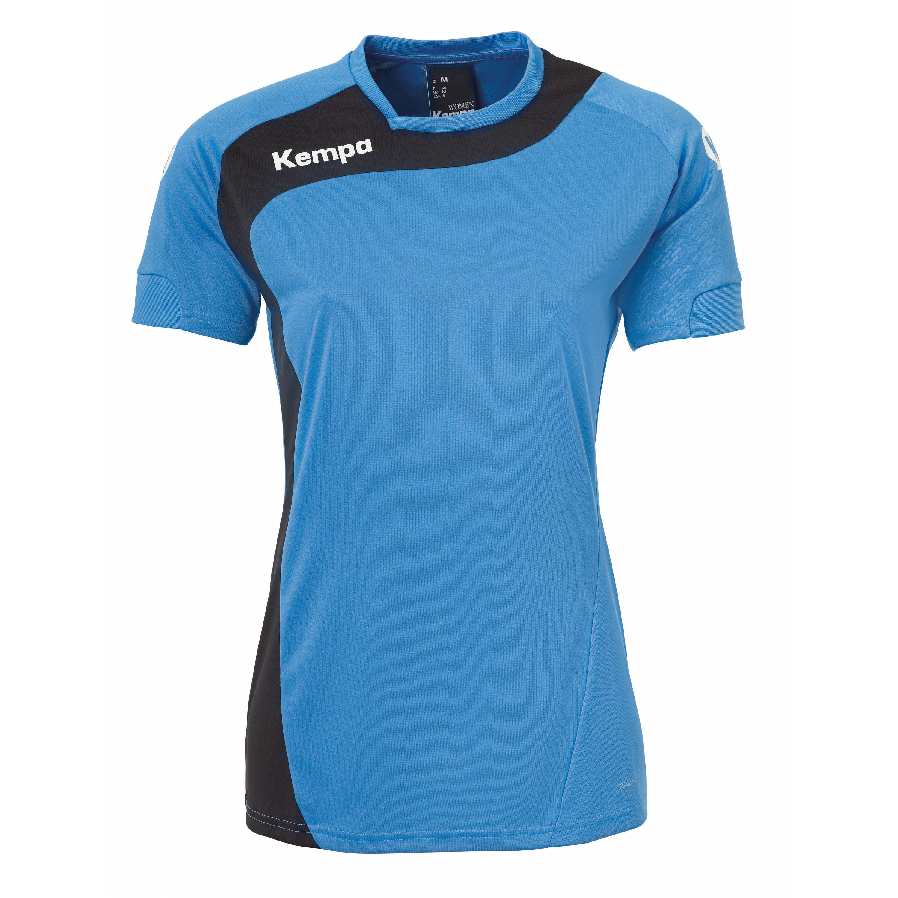 Kempa - Maillot Femme Kempa Peak - T-shirt Manches Courtes - Bleu|noir - 52 2xl - Decathlon