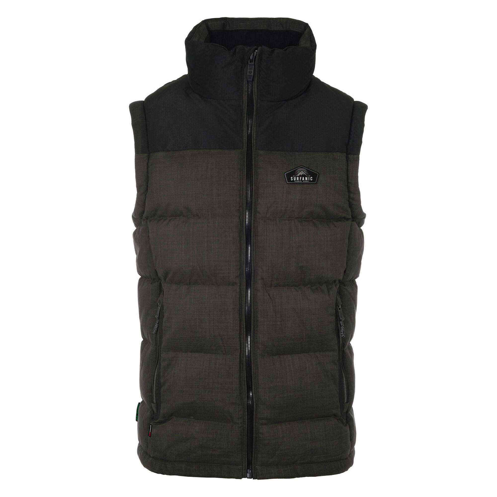 Trapper Mens Gilet Dark Khaki 3/3