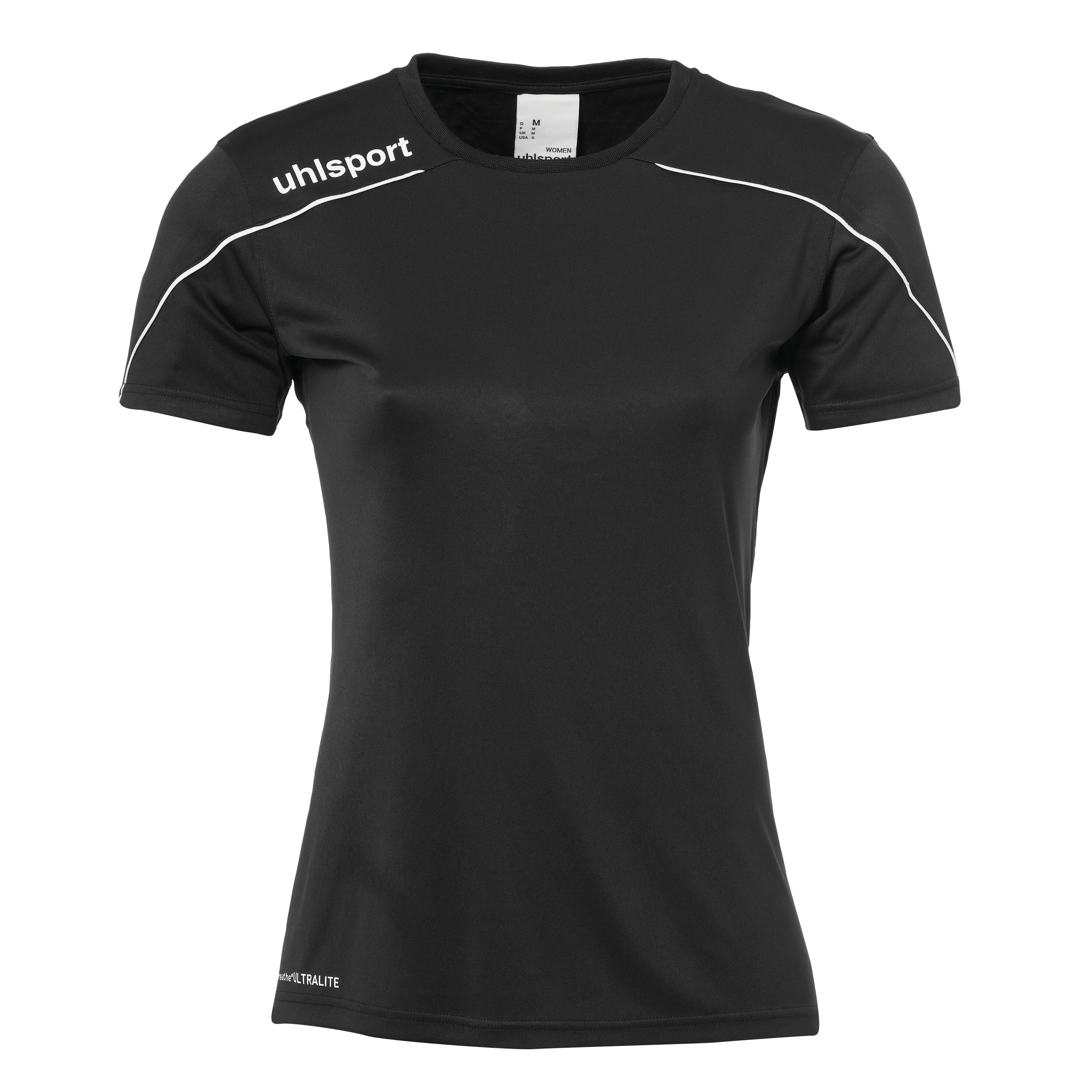 Uhlsport - T-shirt Uhlsport Femme Stream 22 - T-shirt Manches Courtes - Blanc|noir - 52 2xl - Decathlon