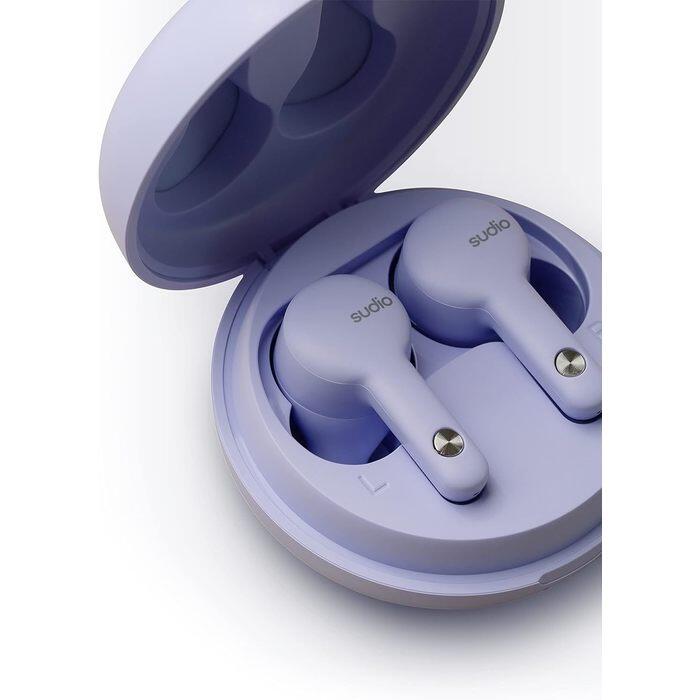 Ecouteurs sans fil Bluetooth Sudio A2-Water Resistant-Autonomie 30h-Violet 4/7
