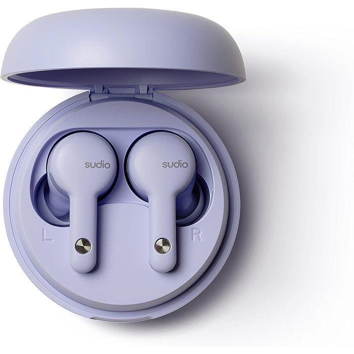 Ecouteurs sans fil Bluetooth Sudio A2-Water Resistant-Autonomie 30h-Violet 2/7