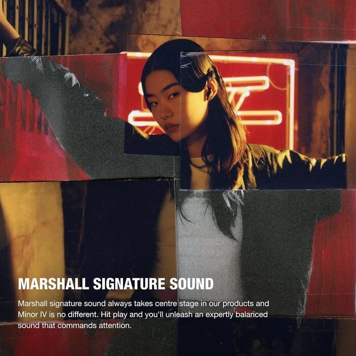 Ecouteurs sans fil Marshall Minor IV Bluetooth Noir 5/7