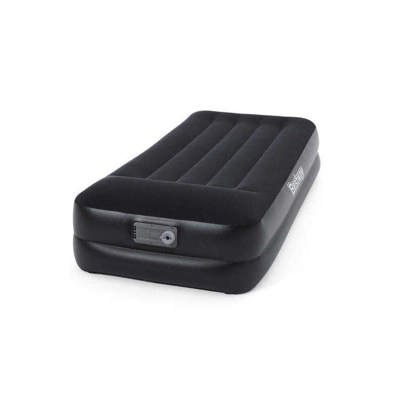 Matelas gonflable 1 personne avec pompe électrique intégrée 191 x 97 x 46 cm