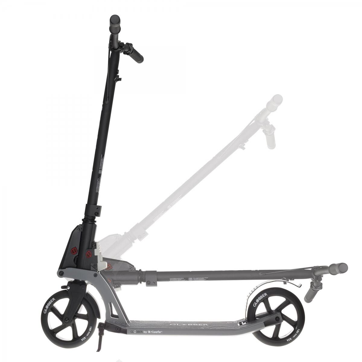 Trottinette ONE K 180 BR guidon fixe avec frein - Noir 4/5