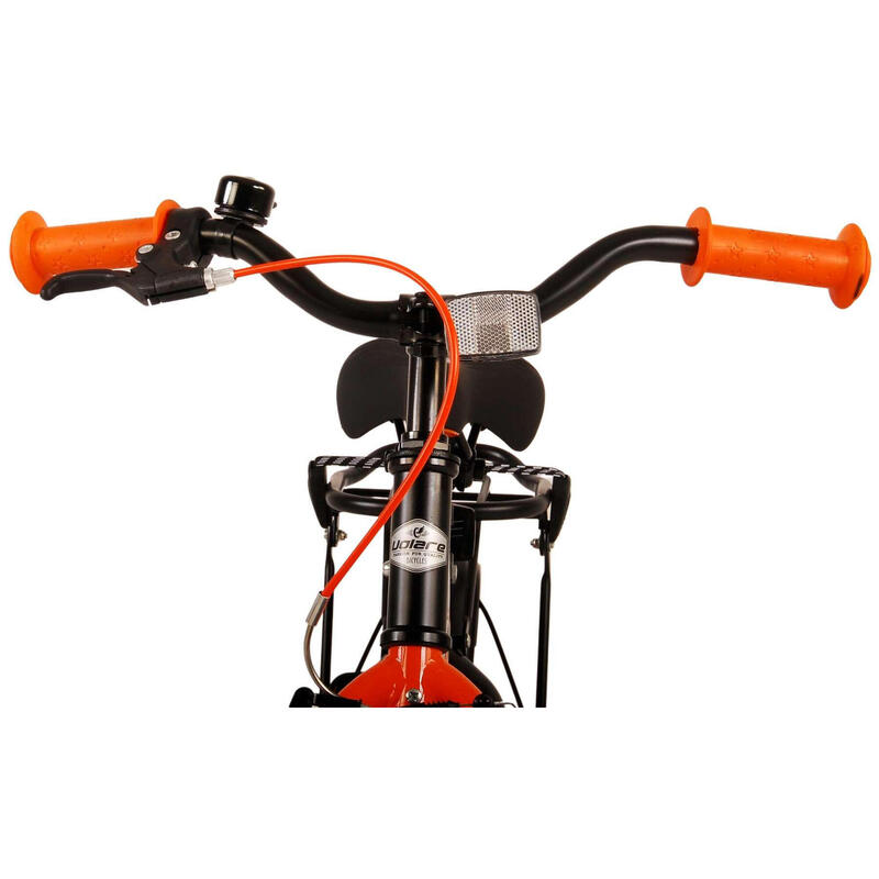 Volare Thombike Kinderfiets - Jongens - 12 inch - Zwart Oranje