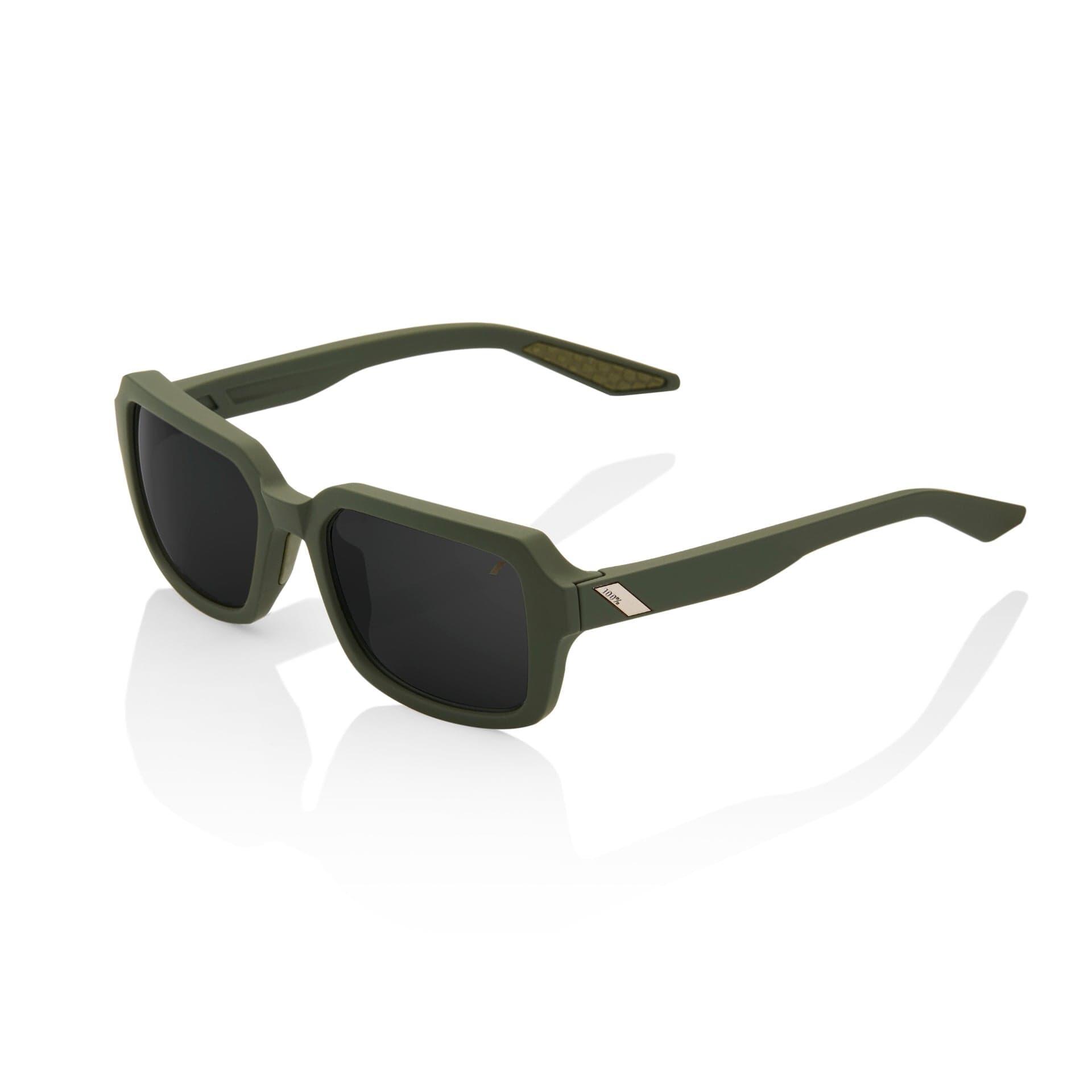 100 Percent Rideley Sunglasses Army Green/Black Mirror Lens