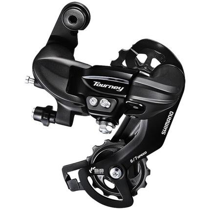 Seconde vie - DERAILLEUR ARRIÈRE SHIMANO TOURNEY TY300 6/7 VITESSES - EXCELLENT