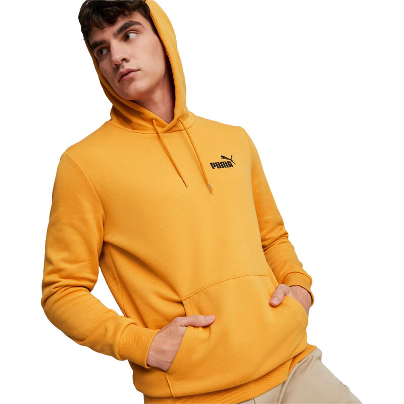 Sudadera fitness hombre Puma Essentials Small Logo, naranja