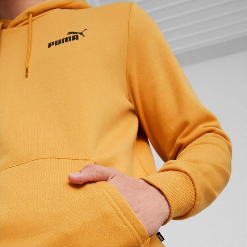 Sudadera fitness hombre Puma Essentials Small Logo, naranja