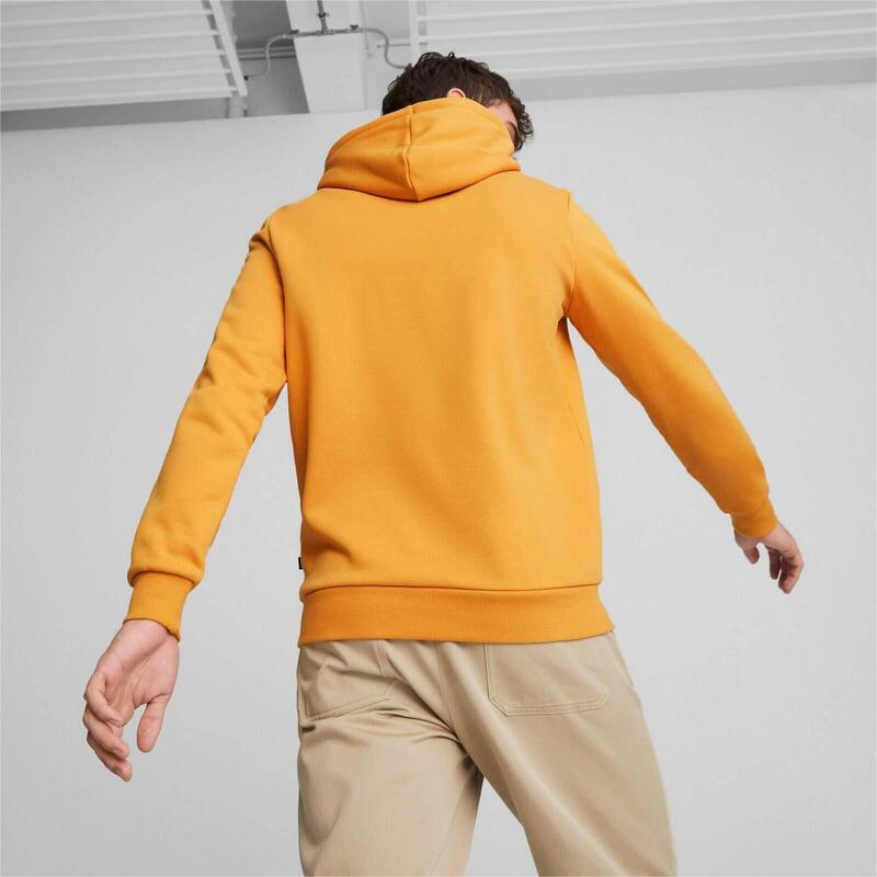 Sudadera fitness hombre Puma Essentials Small Logo, naranja