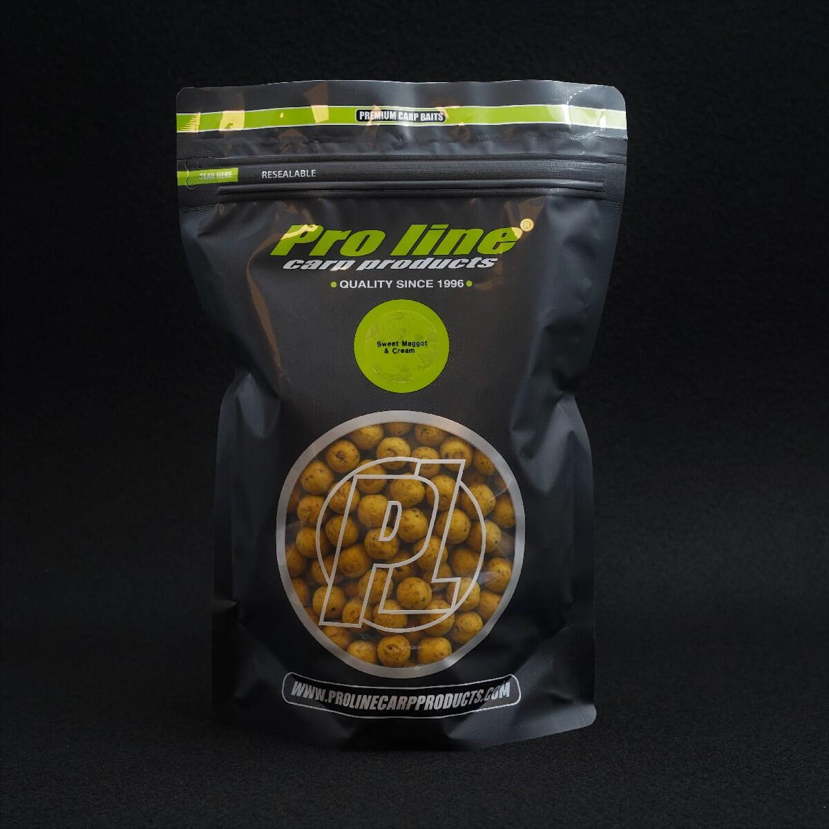 PROLINE Proline Sweet Maggot & Cream Readymades 15mm 1kg - Karper Boilies