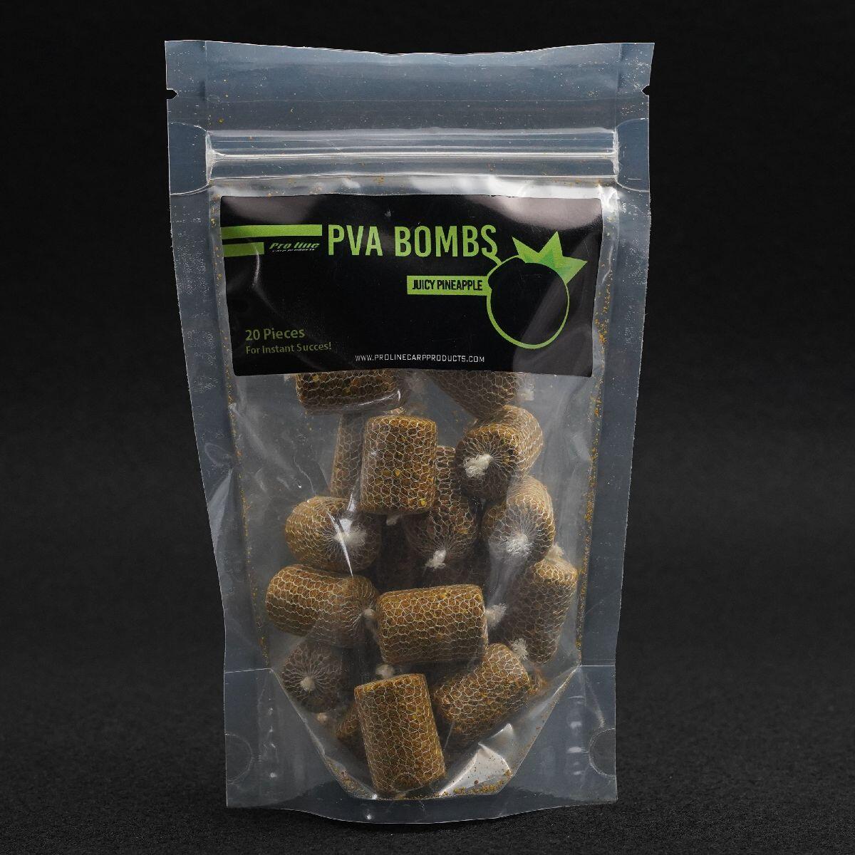 PROLINE Proline Juicy Pineapple PVA Bombs 18st. - Karper Voeders