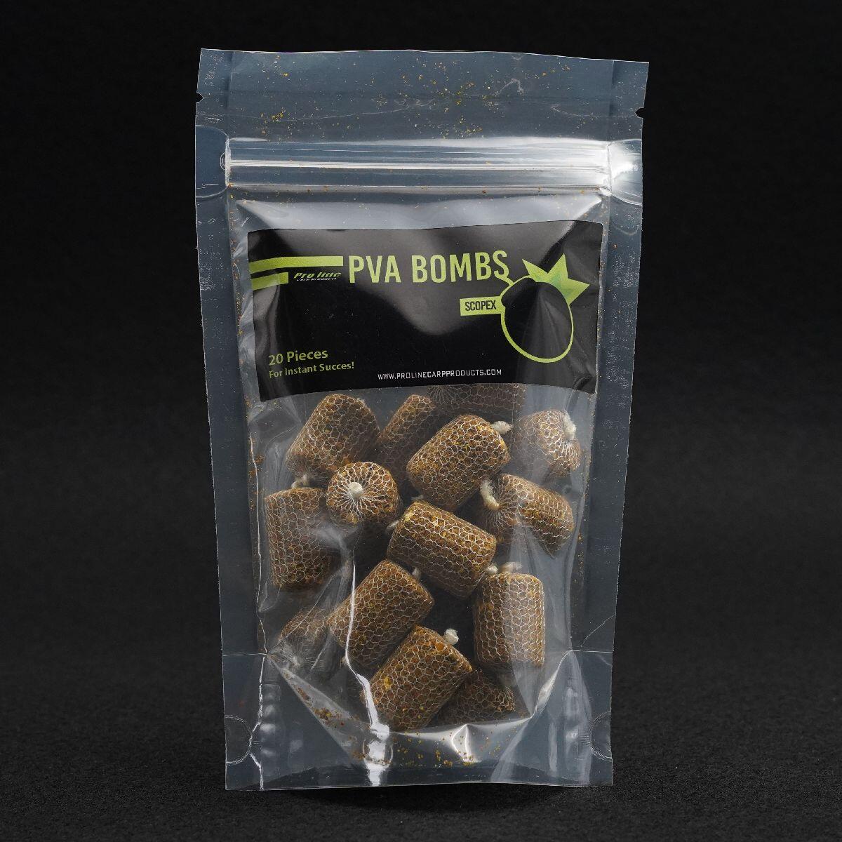 PROLINE Proline Scopex PVA Bombs 18st. - Karper Voeders