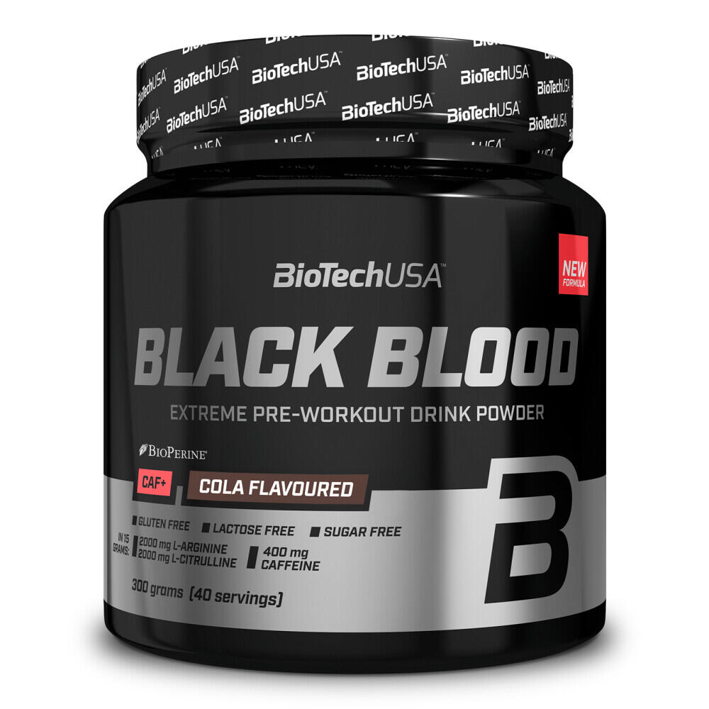 BIOTECHUSA BioTech USA - Black Blood NOX+ - Contributo energético Sem açúcares  -  Sabor: