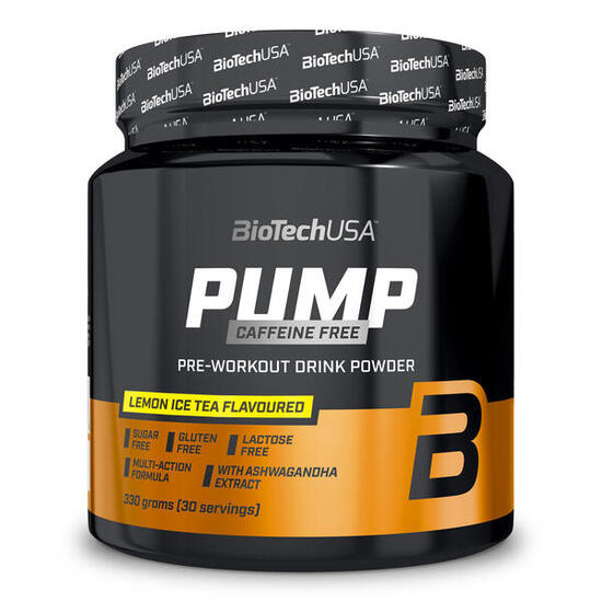 Pre-workout - Pump Caffeine Free - Thé Glacé au Citron 330g