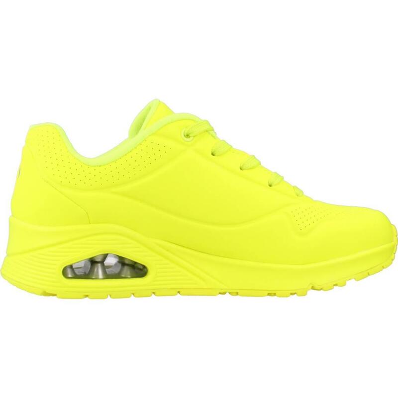 Zapatillas mujer Skechers Uno Amarillo