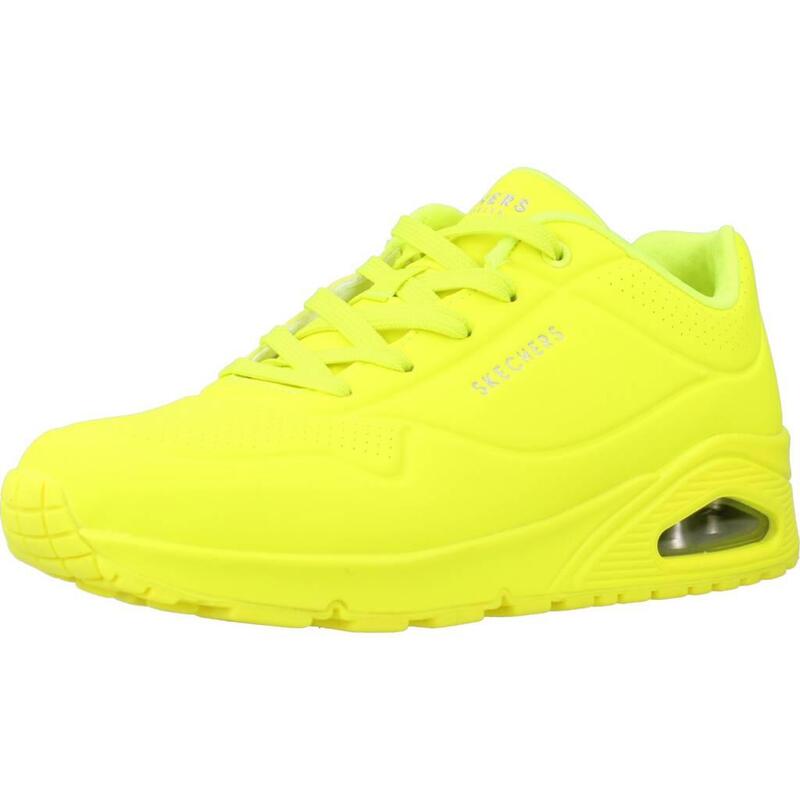 Zapatillas mujer Skechers Uno Amarillo