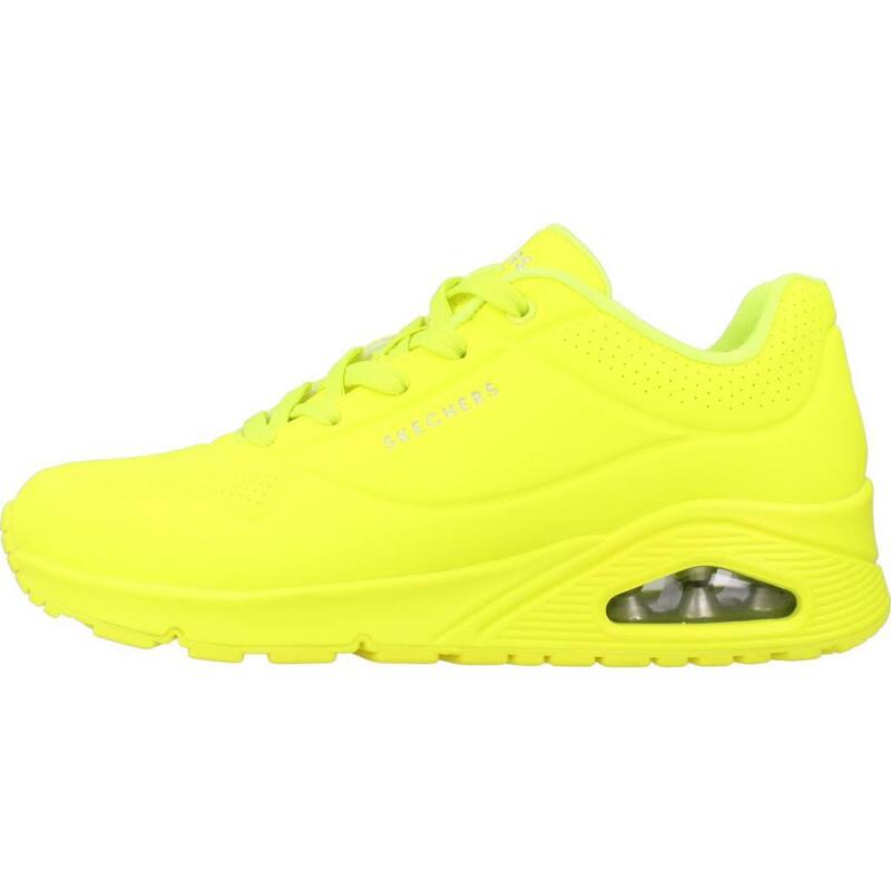 Zapatillas mujer Skechers Uno Amarillo