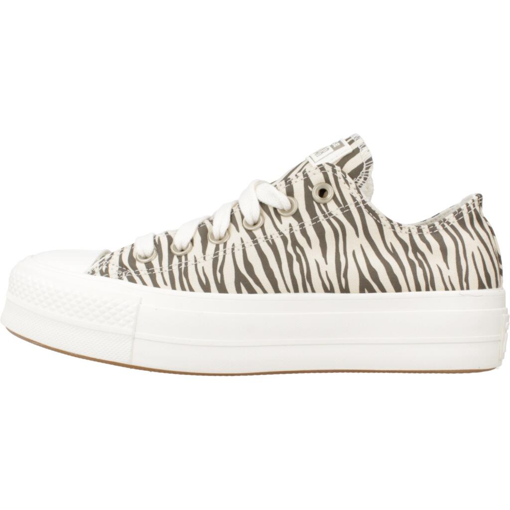 Chaussures Femmes Converse Compensées Ctas Lift Ox Blanc 2/5