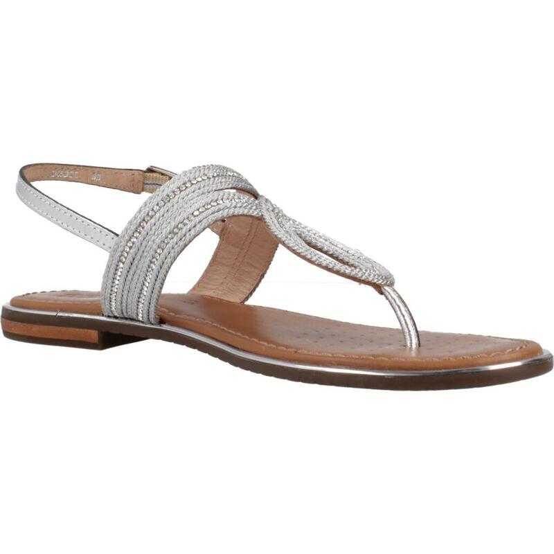 Sandalias Mujer Geox D Sozy Plus Plata