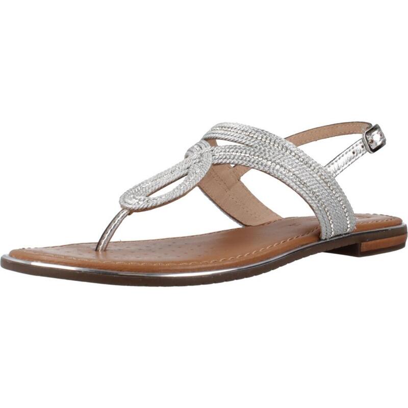 Sandalias Mujer Geox D Sozy Plus Plata