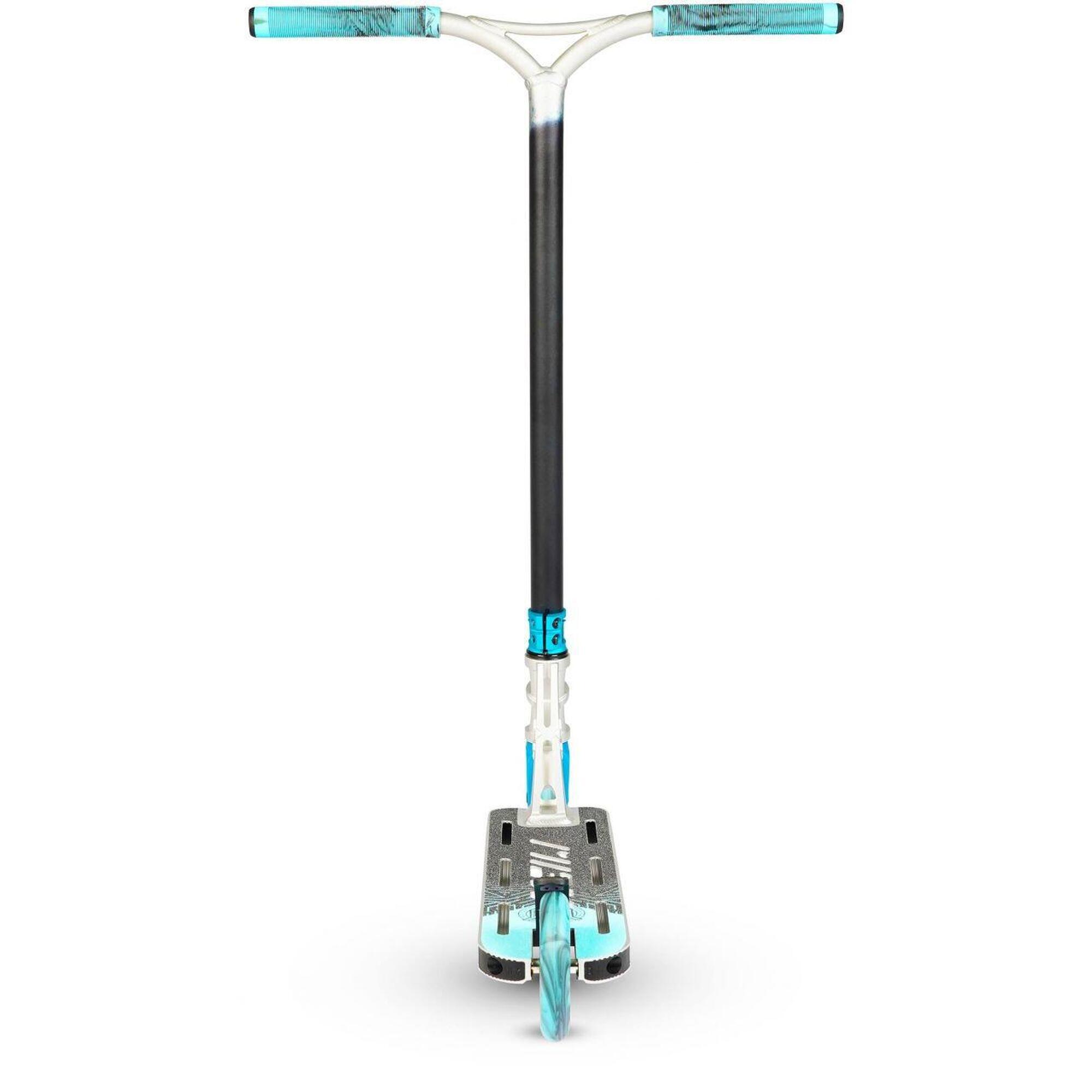 MGX Extreme E1 Silver-Turquoise TRougetinette freestyle scooter