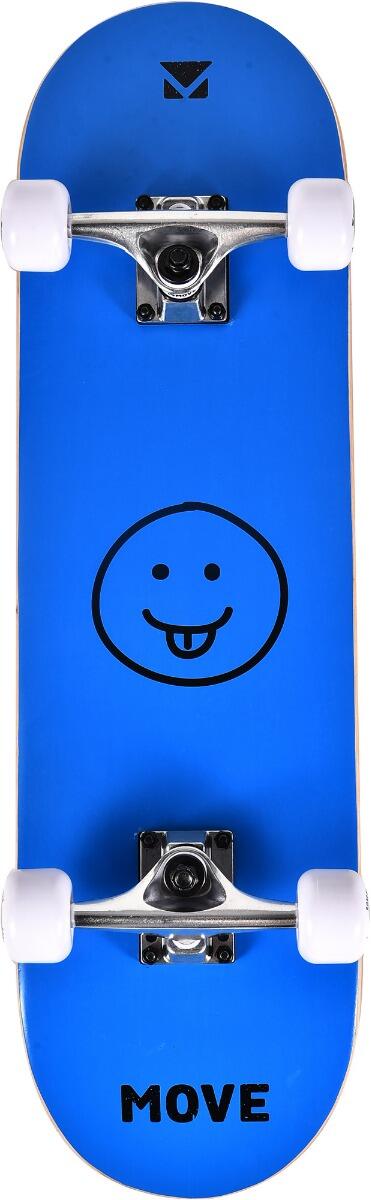 MOVE Move Skateboard 28" Smile in Blauw