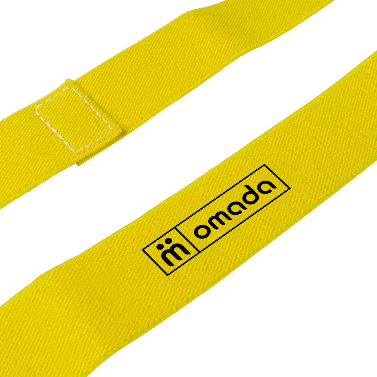 Sautoir équipe Omada 110x3 cm coton jaune fluo scratch 3/3