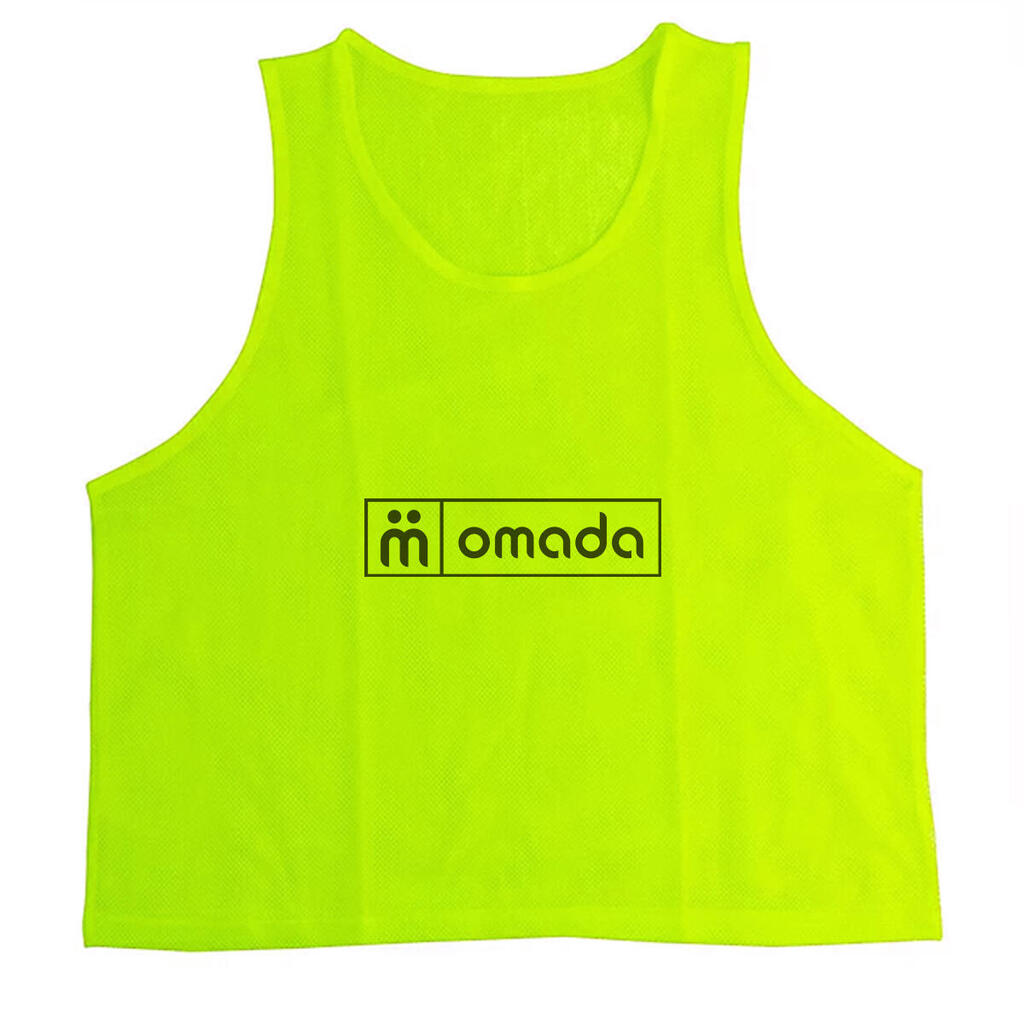 Omada Polyester Mesh Bib, Green, Loose Fit